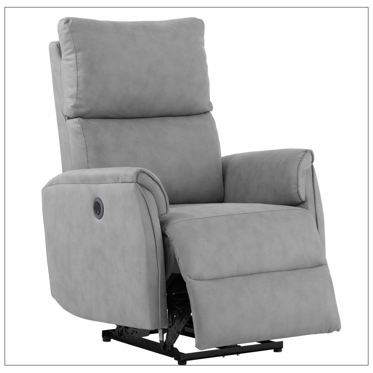 Latitude Run Electric Power Recliner Chair Upholstered Foam